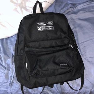 JANSPORT RECYCLED SUPERBREAK BACKPACK // BLACK